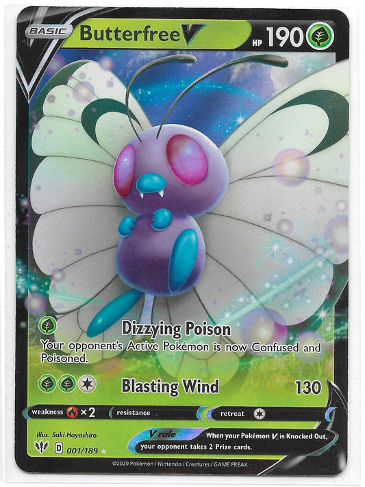 Butterfree V 001/189 - Einzelkarte Englisch