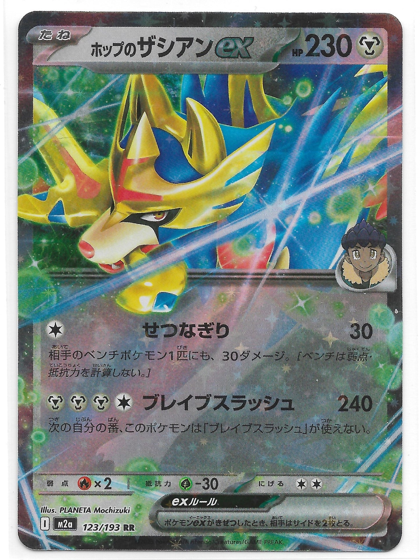 Hops Zacian ex 123/193 - Einzelkarte Japanisch