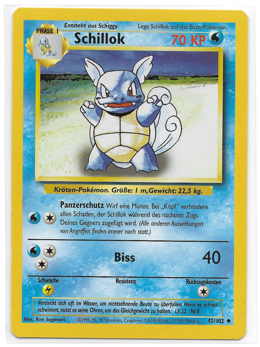 Schillok 42/102 (Base Set, 1999) - Vintage Einzelkarte Deutsch