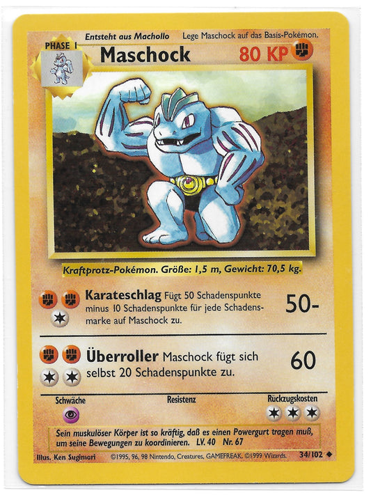 Maschok 34/102 (Base Set, 1999) - Vintage Einzelkarte Deutsch